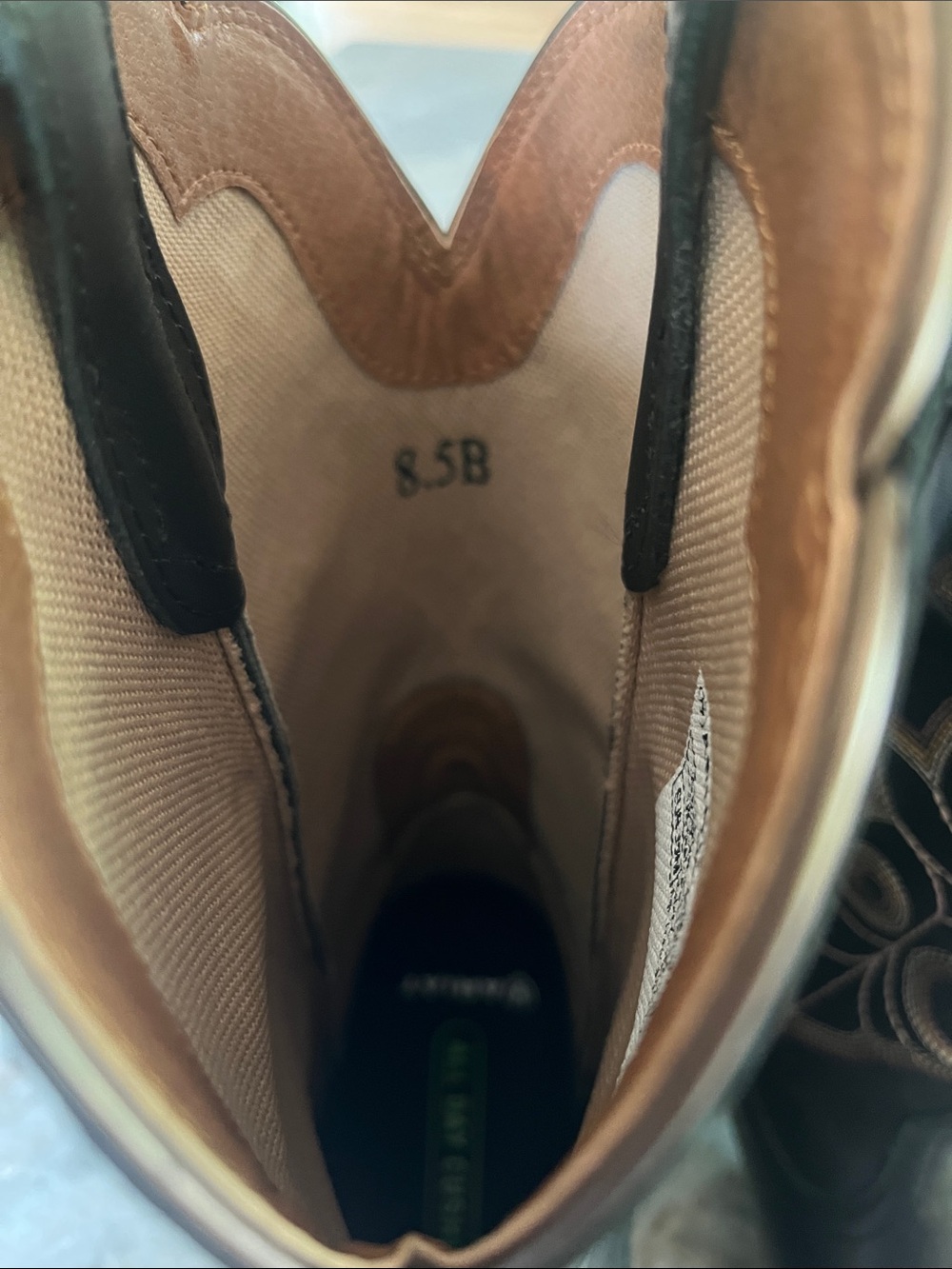 Ariat Round Up Square Toe Limousine Black 4LR technology,Duratread sole,stitch - Picture 2 of 14